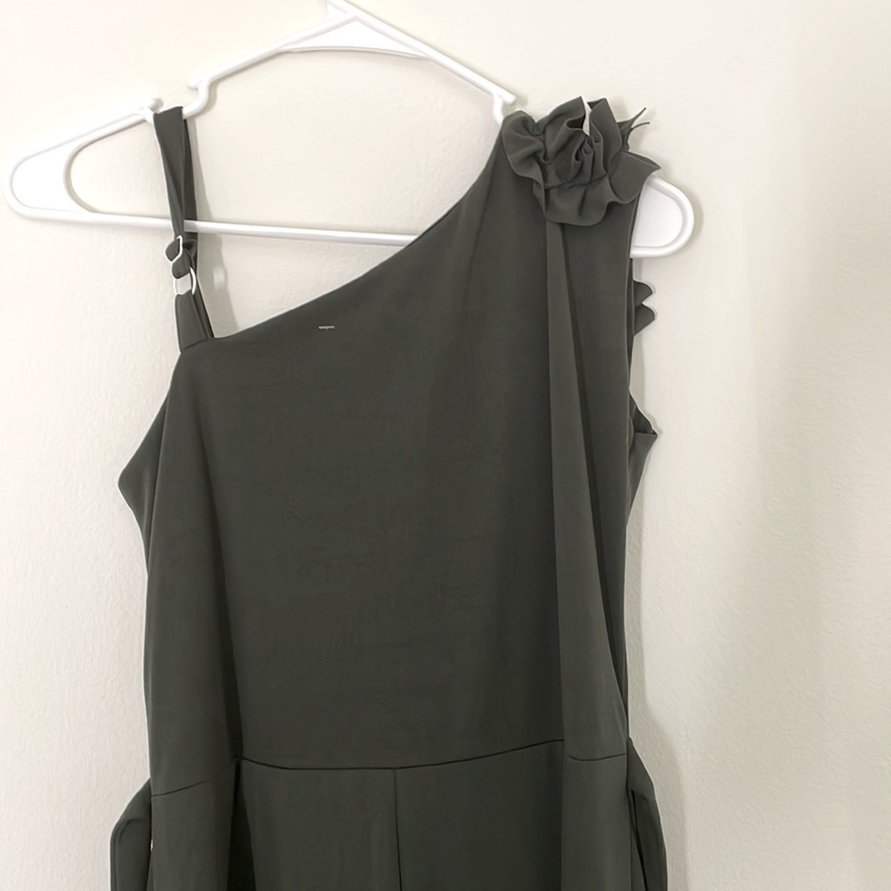 christmas Hunters green color long dress - Picture 5 of 5